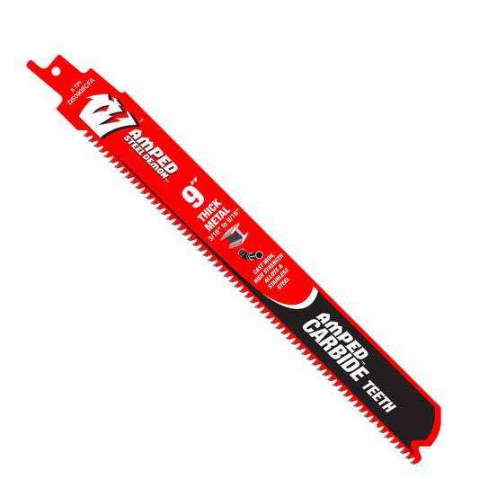 Diablo 9 Amped Demo Demon Carbide Reciprocating Saw Blade 3 Pack - 51.8mm x 303.5mm - Thick Metal Cutting – view 2