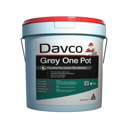 Davco Premixed Tile Adhesive - 1L - Acrylic - Internal Use - Auzzistore