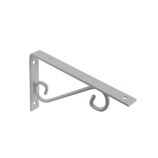Carinya Scroll Stayed Bracket 200x125mm Powder Coated Steel Durable - Auzzistore