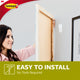 Command Jumbo Canvas Hanger - 1.3kg - Plastic - Damage-Free Hanging