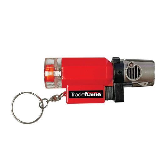 Tradeflame Micro Jet Butane Torch - 133.81mm x 76.67mm x 21.7mm - Refillable - Precise Heating - Auzzistore