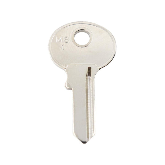 EHI Blank Key - 42mm x 23mm - Nickel Plated Brass - Silver - Auzzistore