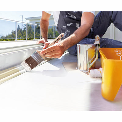 UNi-PRO Sash Cutter Paint Brush 50mm Timber Stainless Steel Smooth Finish