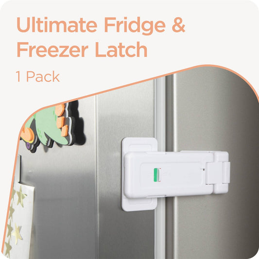 Perma Child Safety Ultimate Fridge Freezer Latch - 1 Pack - 37mm x 100mm - Secure Lock – view 2