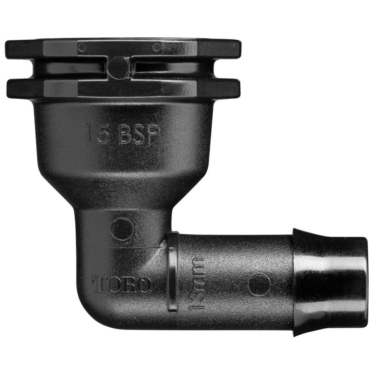 Toro Barbed Female Threaded Elbow - 13mm x 15mm - Polypropylene - Durable