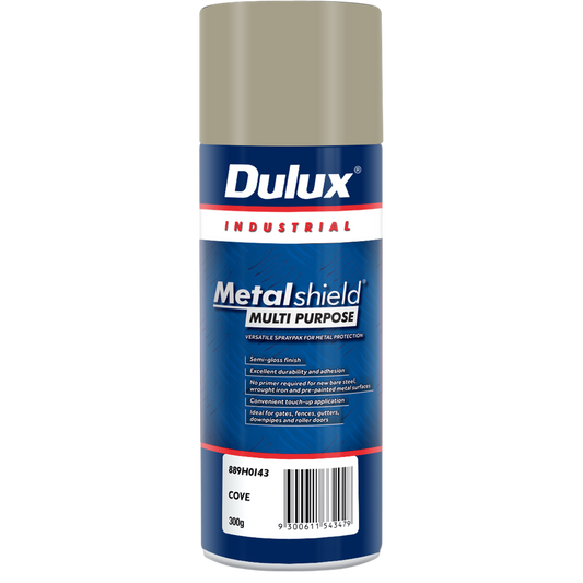 Dulux Metalshield Spray Paint 300g Satin Cove Semi-Gloss Durable