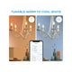 Wiz P45 E14 LED Smart Filament Candle - 4.9W - 470lm - Tuneable White - App Controlled