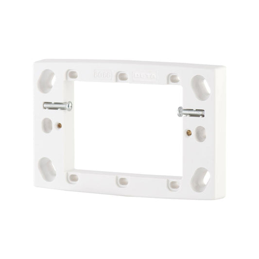 Deta Shallow Mounting Block - 14mm Deep - Polycarbonate - Versatile Use - Auzzistore