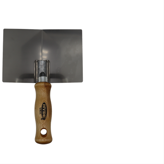 Hyde Plasterboard Inside Corner Tool - 4 Inch Stainless Steel - Durable - Auzzistore
