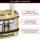 Master Lock Excell Padlock 50mm 4 Pack Laminated Steel Weather Resistant