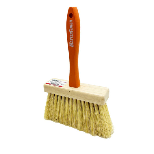 Masterfinish Jumbo Utility Brush - 300mm - Red & White - Durable Tampico Fibres - Auzzistore
