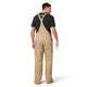 Hard Yakka Khaki Bib Brace Overalls Size 97 - Durable Cotton Drill - Practical Design