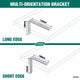 Carinya Heavy Duty Angle Bracket 125 x 100mm - Silver - 225kg Capacity