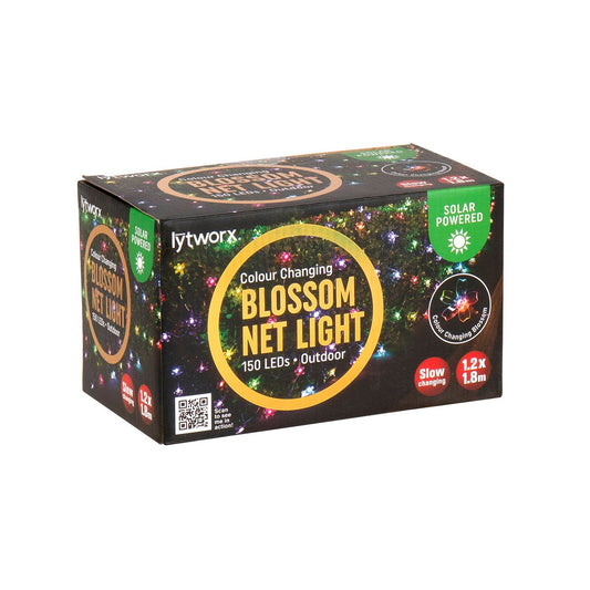 Lytworx Colour Changing Solar Blossom Lights - 1.2m x 1.8m - Outdoor Use - Auzzistore