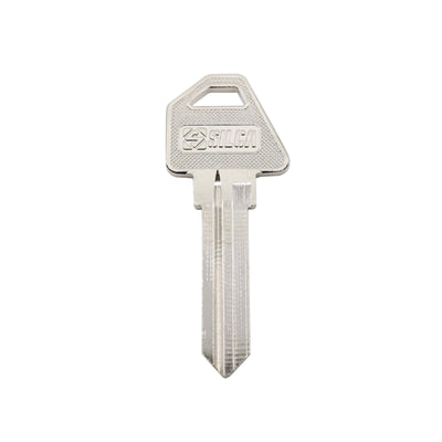 EHI Silver Blank Key - 59mm Nickel Plated Brass - Easy To Carry