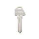 EHI Silver Blank Key - 59mm Nickel Plated Brass - Easy To Carry