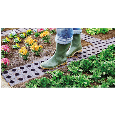 Garantia Garden Walkway Panels 12-Pack Non-Slip MG-240400X3 Dark Brown PP