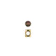 Taskmaster M8 Electro Brass Cross Connector Dowel 4 Pack - 10mm x 15mm