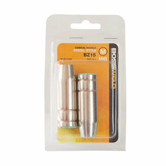 Bossweld BZ15 Conical Nozzle 2 Pack 90mm High Temperature Durable – view 2 - Auzzistore