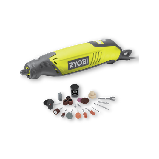 Ryobi Essential Rotary Tool RRT090 - 30 Accessories - 150W - 240V - Versatile DIY - Auzzistore