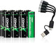 COAST ZITHION-X AA/AAA USB-C Rechargeable Lithium Batteries 8 Pack – view 2
