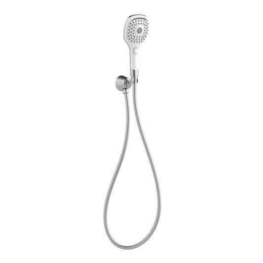 Mondella Cadenza White Hand Shower Set - 3 Function - 1.5m Hose - 9L/min