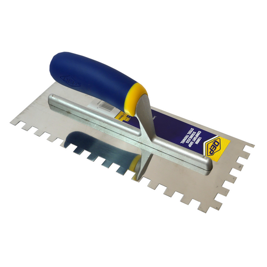 Qep 10mm Square Notch Stainless Steel Trowel - 280mm x 115mm - Durable - Auzzistore