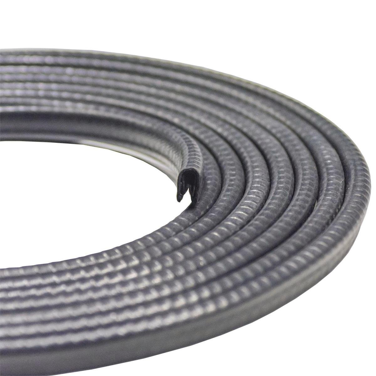 Goliath Black Edge Trim - 5m PVC - Weather Resistant - Easy Install