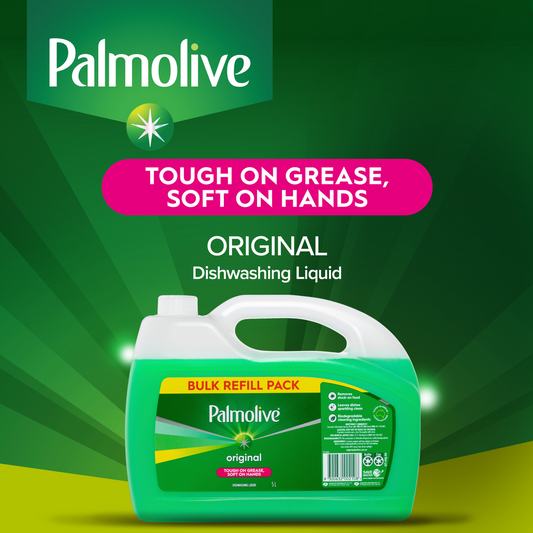 Palmolive Original Dishwashing Liquid - 5L Bulk Pack - Tough on Grease – view 2