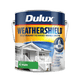 Dulux Weathershield Exterior Paint - Vivid White Matt - 4L - 205mm x 198mm x 180mm