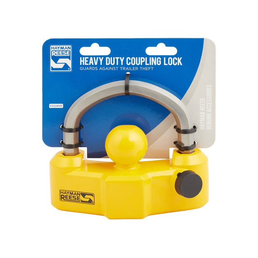 Hayman Reese Heavy Duty Coupling Lock 63228HR - 15mm Solid Steel - Blue