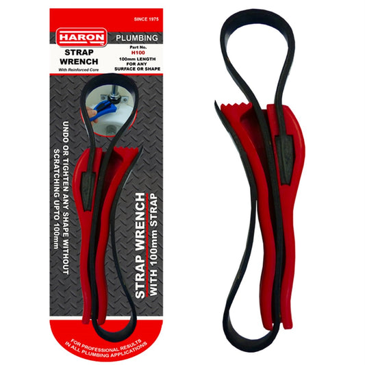 Haron Strap Wrench - 100mm - Plastic - Non-Scratch - Easy Grip