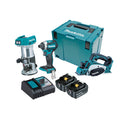 Makita Brushless 3 Piece Combo Kit DLX3098TJ - 320mm x 395mm x 290mm - Efficient Tools