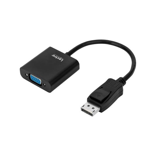 Lectro DisplayPort to VGA Adaptor - 1920 x 1080 Resolution - Plug and Play