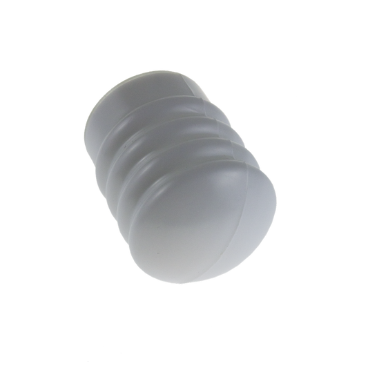 Adoored 45mm White Cushion Door Stop - Plastic - Wall Mounted - Protects Walls - Auzzistore