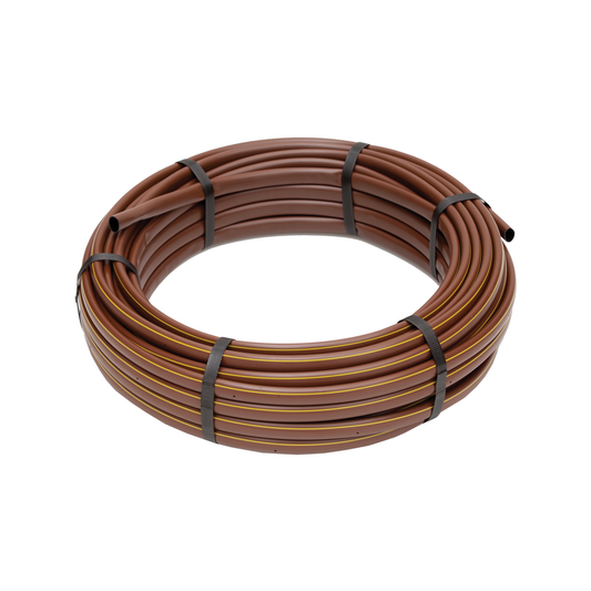 Pope Drip Eze Drip Irrigation Tube - 13mm x 100m - Brown - Efficient Water Delivery - Auzzistore