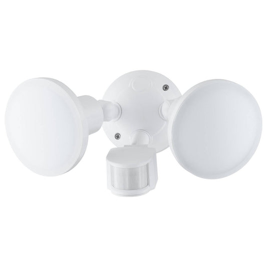 Arlec 20W LED Twin Security Floodlight - Plastic - 1600lm - Adjustable