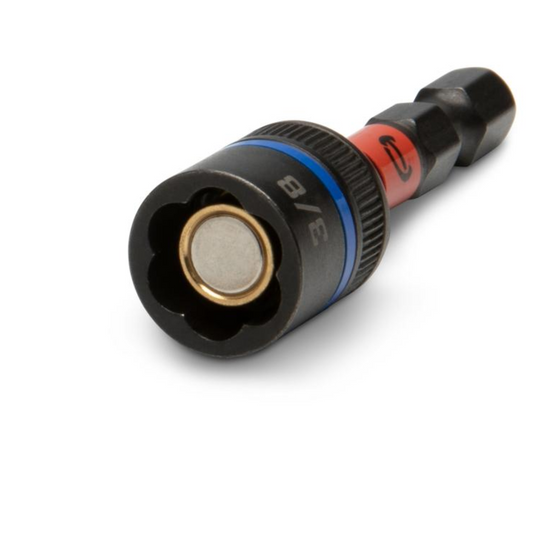 Crescent Bolt Biter Impact Nut Driver & Extractor 3/8" x 1-7/8" - Durable, Bi-Directional - Auzzistore