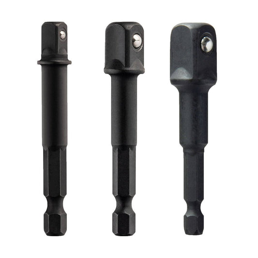 Dewalt 3 Piece Socket Adapter Set - 1/4", 3/8", 1/2" - Impact Ready - Durable - Auzzistore