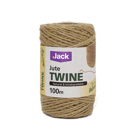 Jack Jute Twine - 100m - Natural Fibre - Plant Tie - Auzzistore