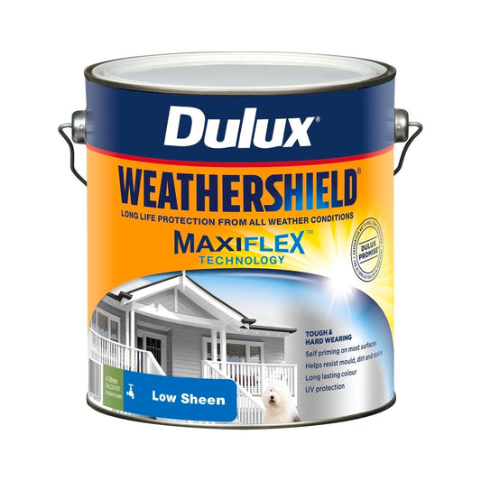 Dulux Weathershield Low Sheen Exterior Paint 4L Brunswick Green 4L - Auzzistore