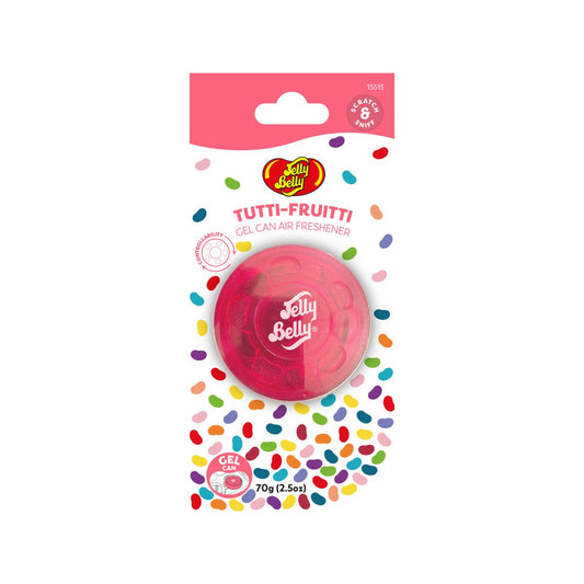 Jelly Belly Tutti Fruitti Air Freshener Gel Can 1 Pack - 88mm x 190mm - Multi-colour - Long-lasting Fruity Fragrance
