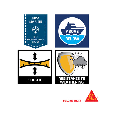 Sika Sikaflex 291 Marine Adhesive Sealant 150ml White Elastic Durable