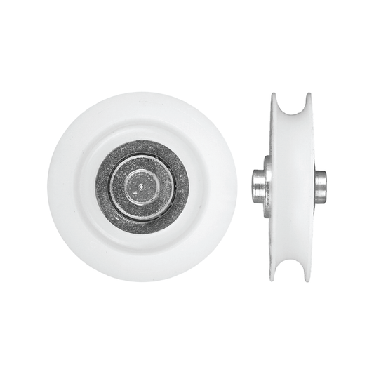 Rolltrak Nylon Concave Roller - 36mm - 25kg Capacity - White - Auzzistore