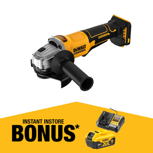 Dewalt 18V Angle Grinder - 125mm - Brushless Motor - Paddle Switch - Auzzistore