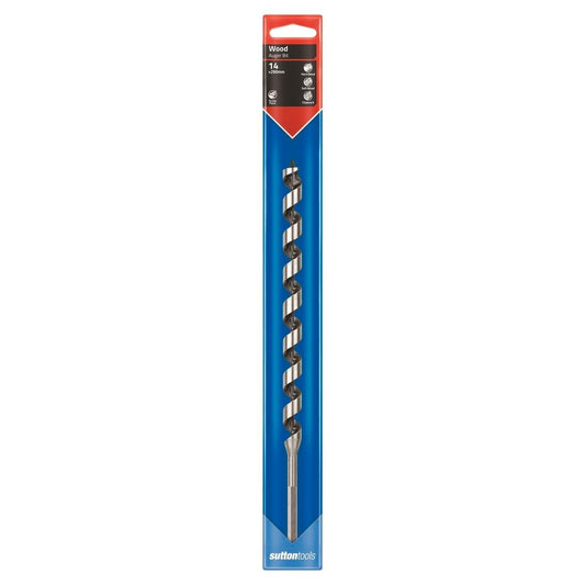 Sutton Tools Medium Auger Bit 290 x 14mm Steel Fast Drilling - Auzzistore