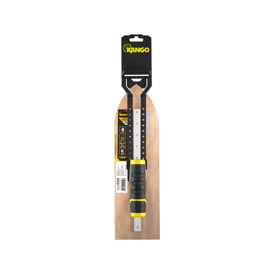 Kango 355mm Pointed Concrete Trowel - Gold Stainless Steel - Precision Finish – view 2 - Auzzistore