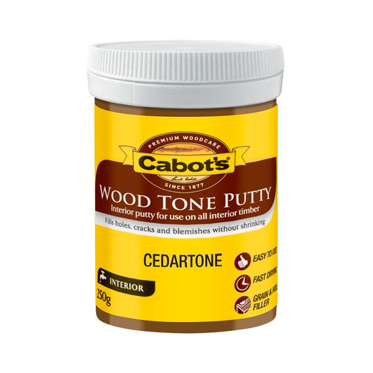 Cabot S Woodtone Putty - 250g - Cedartone - Water Based - Fast Drying - Auzzistore