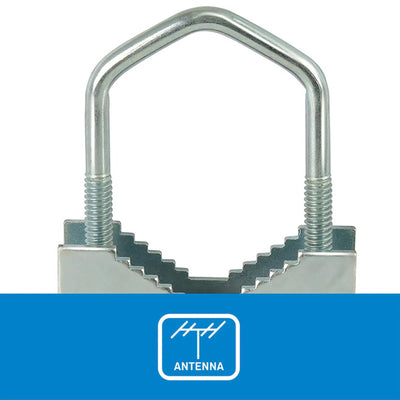 Antsig Antenna Mount U-Bolt - 6.3mm Galvanised Steel - Durable Outdoor Use