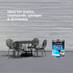 White Knight Ultra Pave Concrete Paint - 1L Accent - Quick Dry - Satin Finish